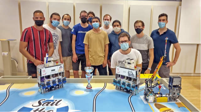 CRH-2021 Coupe d'argent 2021 pour le Club de Robotique HEIG-VD