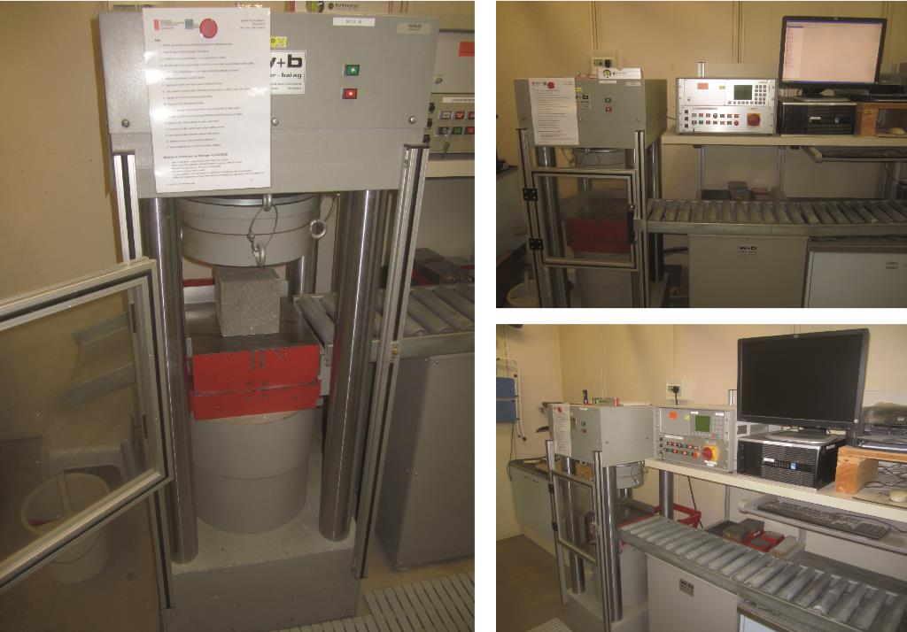 Arrangement presse 3000kN Arrangement presse 3000kN
