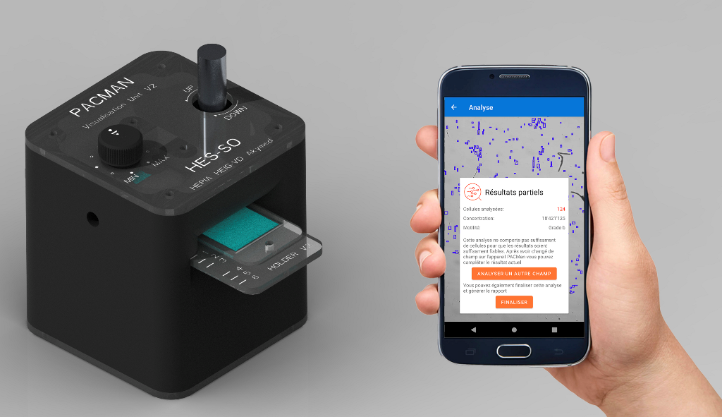 pacman PACMan, Dispositif portable pour l’analyse de la fertilité